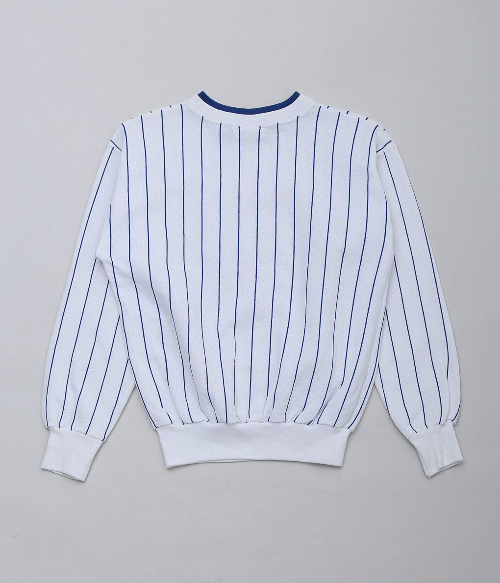 USED&VINTAGE ''VELVA SHEEN STRIPE SWEATSHIRT'' (WHITE×BLUE)