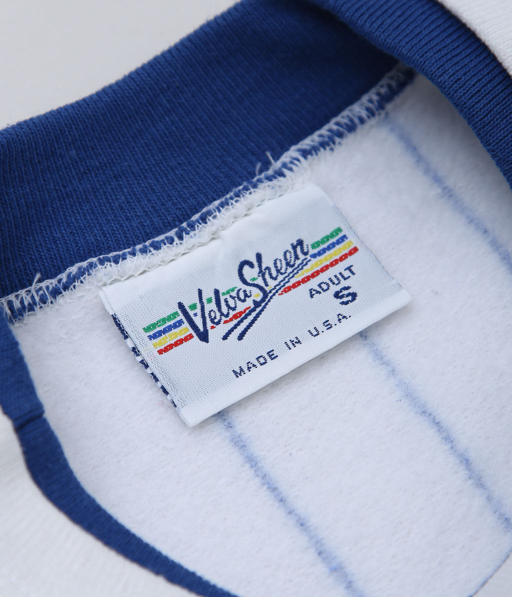 USED&VINTAGE ''VELVA SHEEN STRIPE SWEATSHIRT'' (WHITE×BLUE)