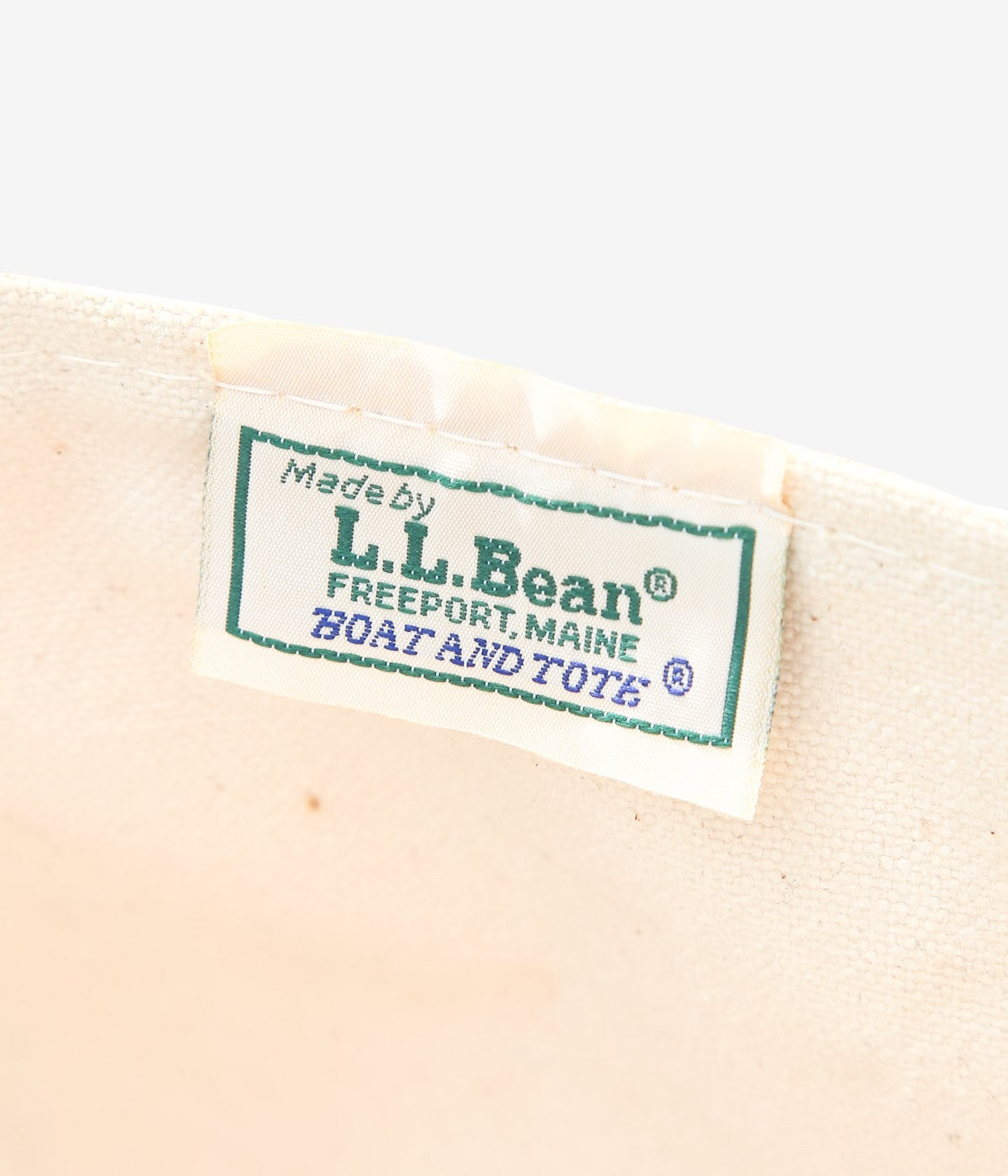VINTAGE BAGS ''80'S VINTAGE L.L.BEAN TOTE'' (NAVY)