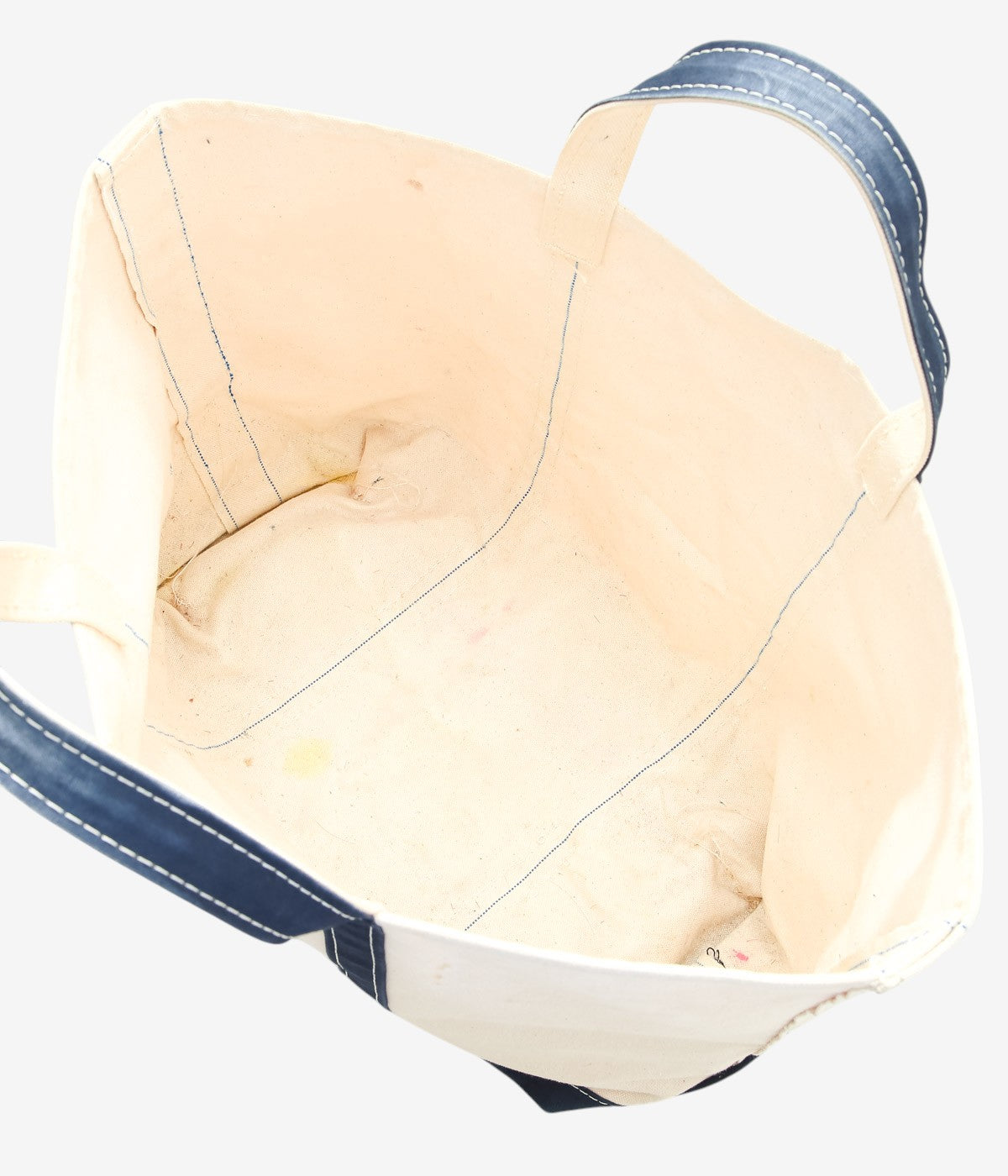 VINTAGE BAGS ''80'S VINTAGE L.L.BEAN TOTE'' (NAVY)