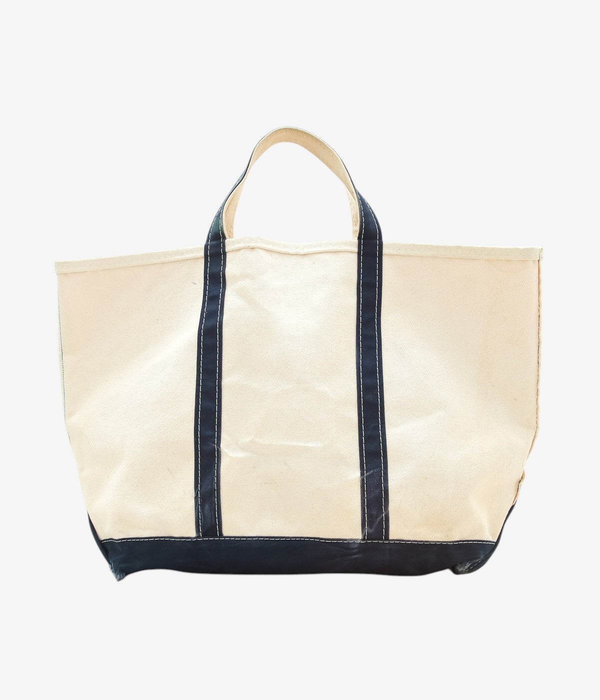VINTAGE BAGS ''80'S VINTAGE L.L.BEAN TOTE'' (NAVY)