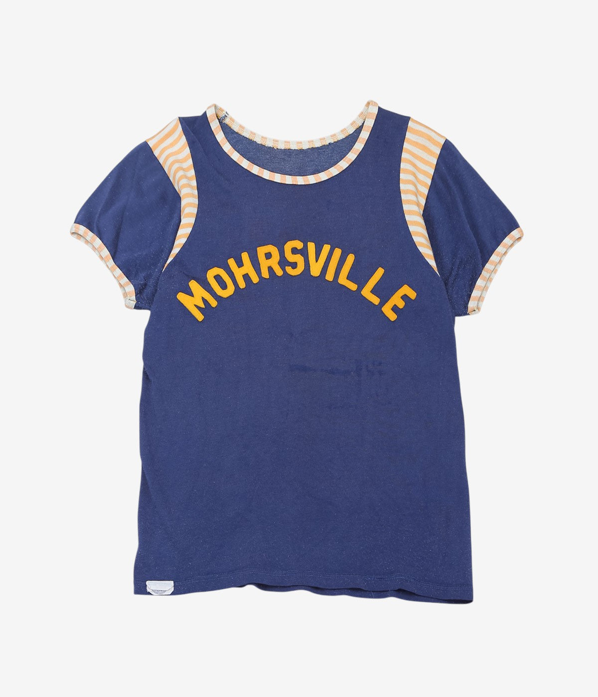 VINTAGE CLOTHING ''1950-60’S "MOHRSVILLE" ATHLETIC TEE'' (NAVY)