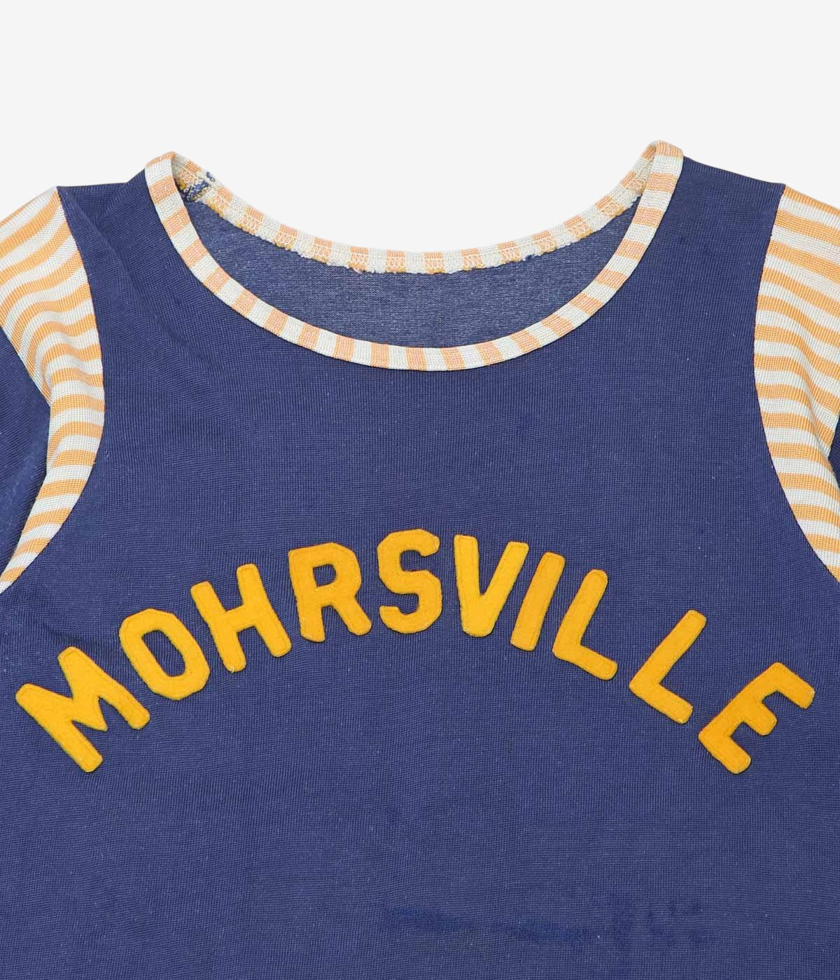 VINTAGE CLOTHING ''1950-60’S "MOHRSVILLE" ATHLETIC TEE'' (NAVY)