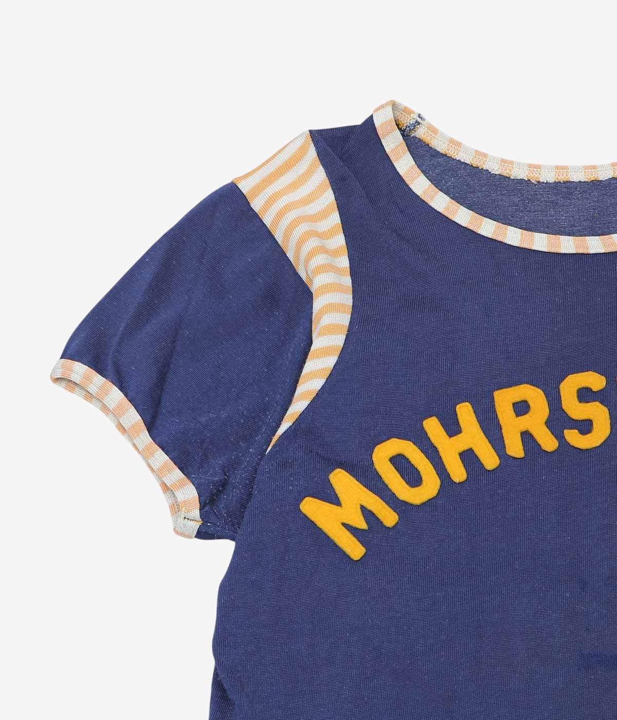 VINTAGE CLOTHING ''1950-60’S "MOHRSVILLE" ATHLETIC TEE'' (NAVY)