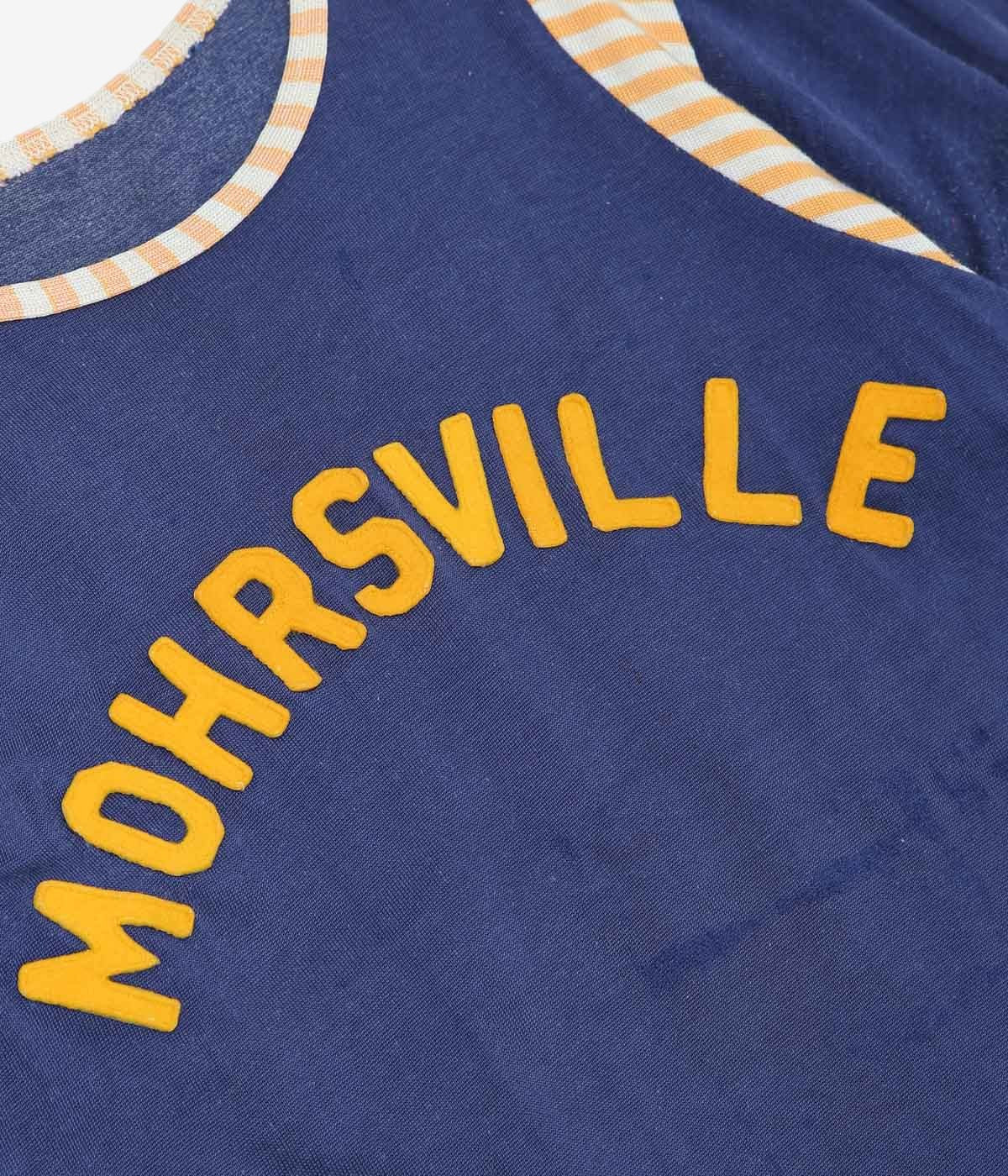 VINTAGE CLOTHING ''1950-60’S "MOHRSVILLE" ATHLETIC TEE'' (NAVY)
