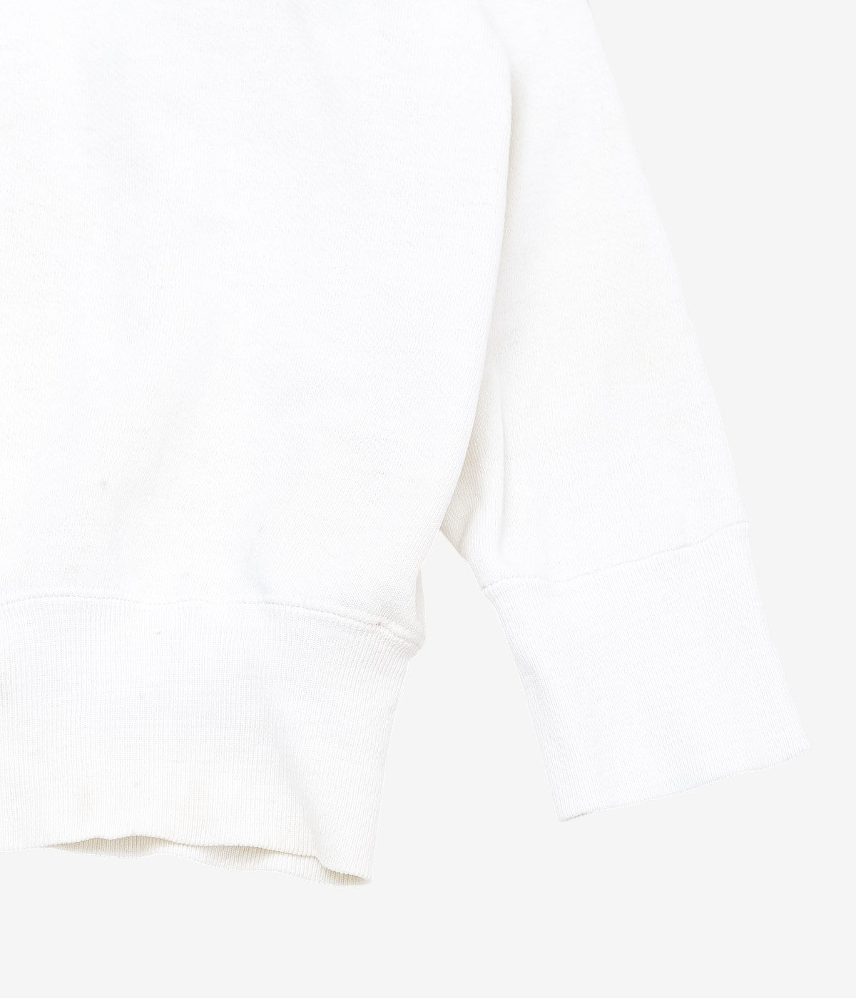 VINTAGE CLOTHING ''1950’S PENN STATE HALF ZIP SWEAT'' (WHITE)