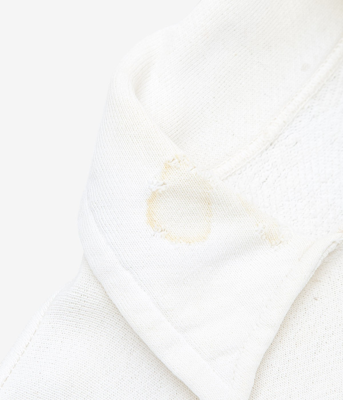 VINTAGE CLOTHING ''1950’S PENN STATE HALF ZIP SWEAT'' (WHITE)