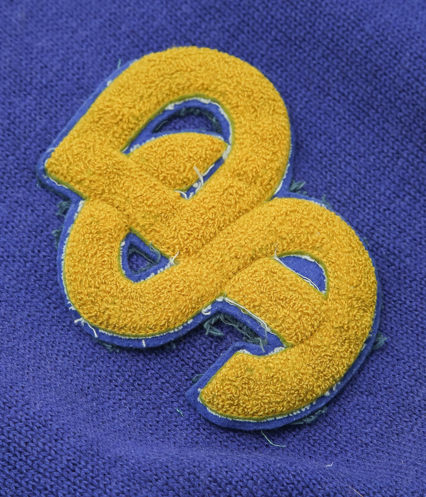 VINTAGE CLOTHING ''1950's WOOL SPORTS SWEATER'' (BLUE)