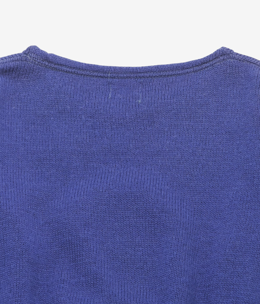VINTAGE CLOTHING ''1950's WOOL SPORTS SWEATER'' (BLUE)