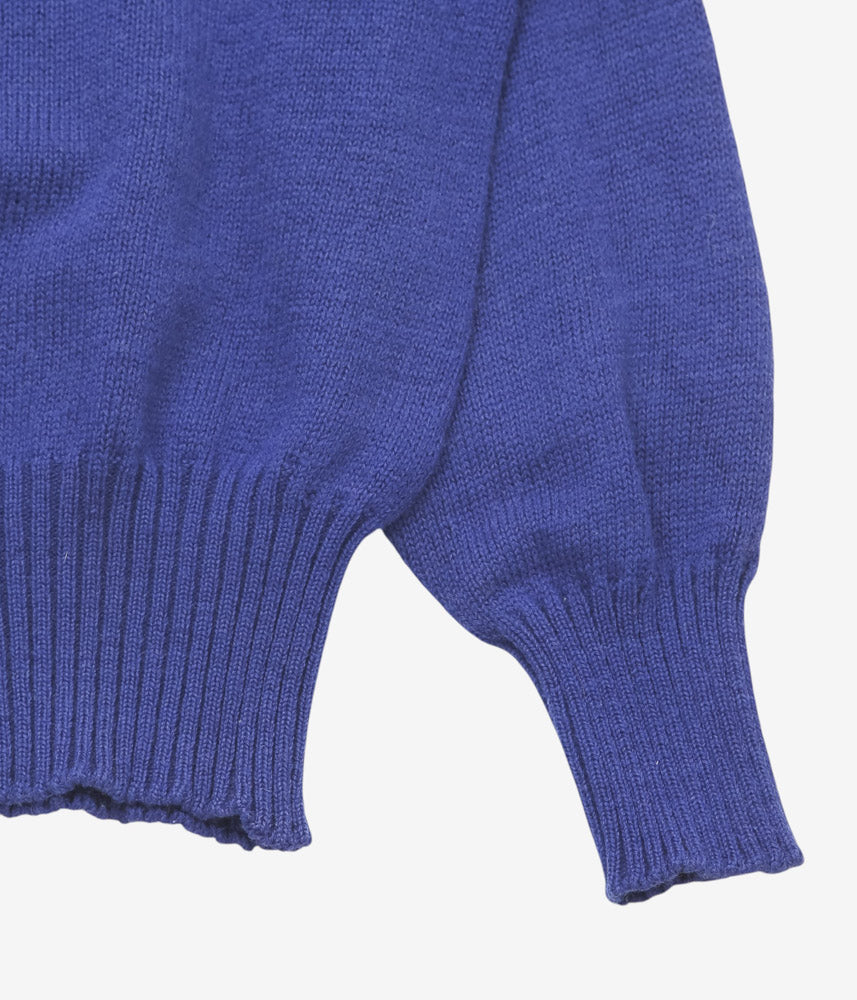 VINTAGE CLOTHING ''1950's WOOL SPORTS SWEATER'' (BLUE)