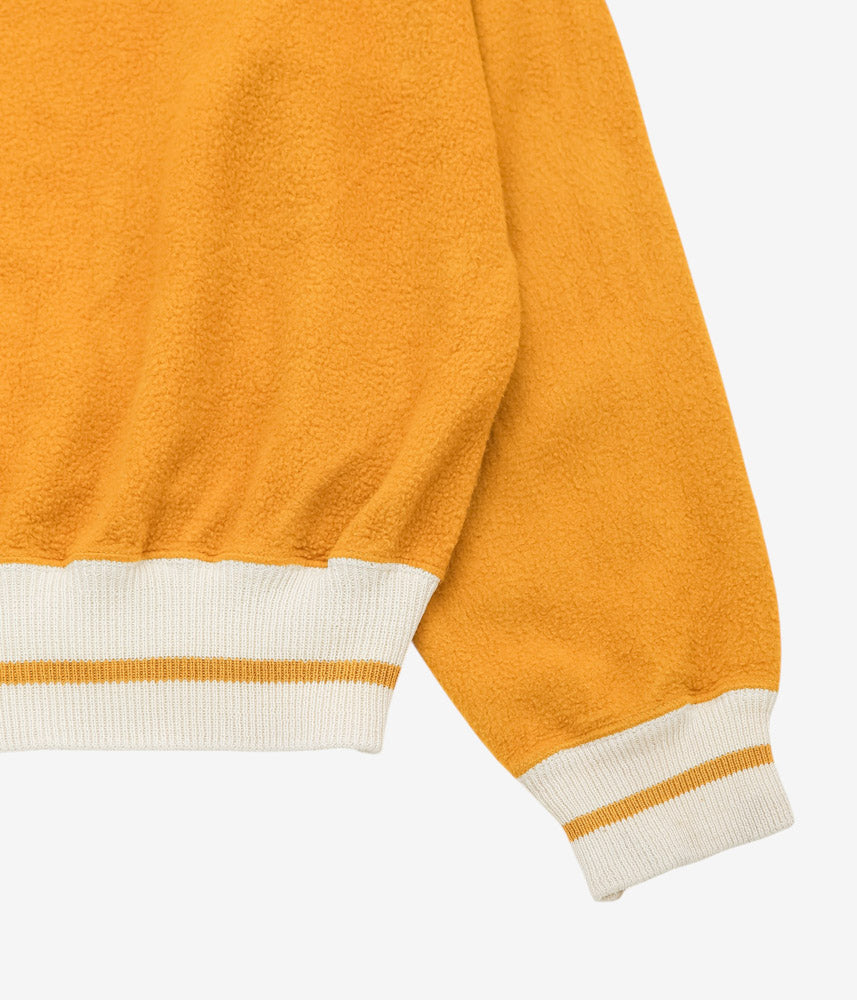 VINTAGE CLOTHING ''1950s PILE HAIF ZIP TOP'' (MUSTARD)