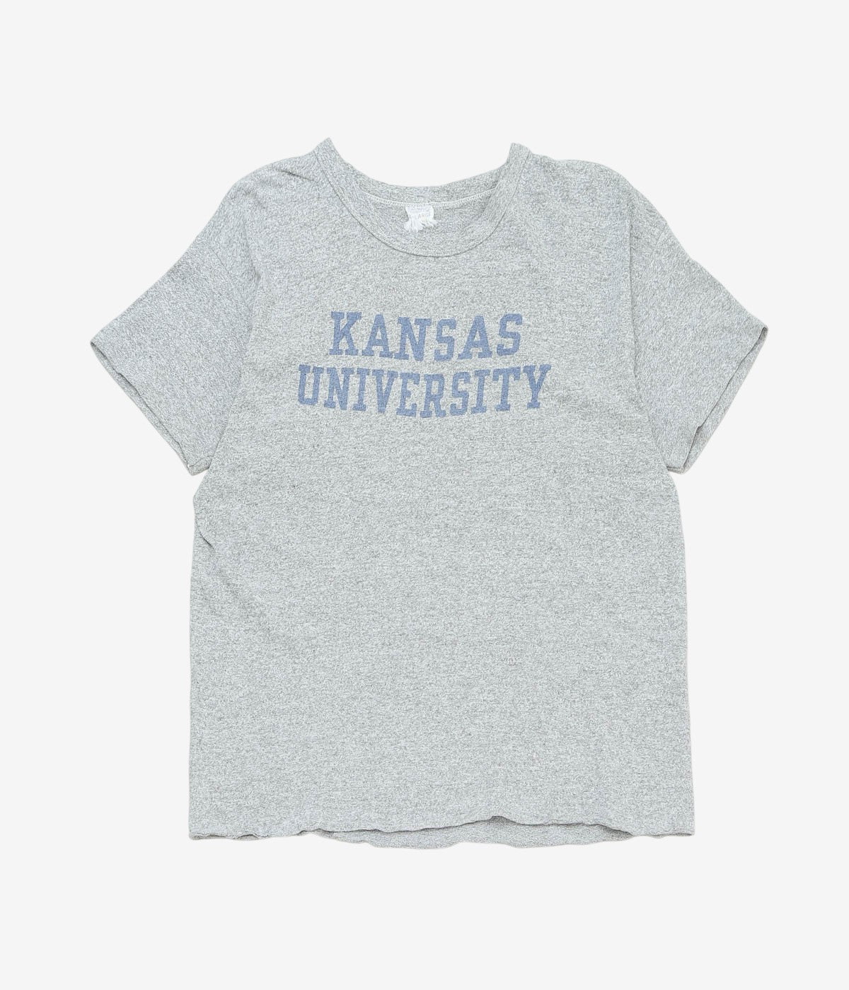 VINTAGE CLOTHING ''1960's CHAMPION KANSAS UNIVERSITY T SHIRTS'' (MD.GRAY)