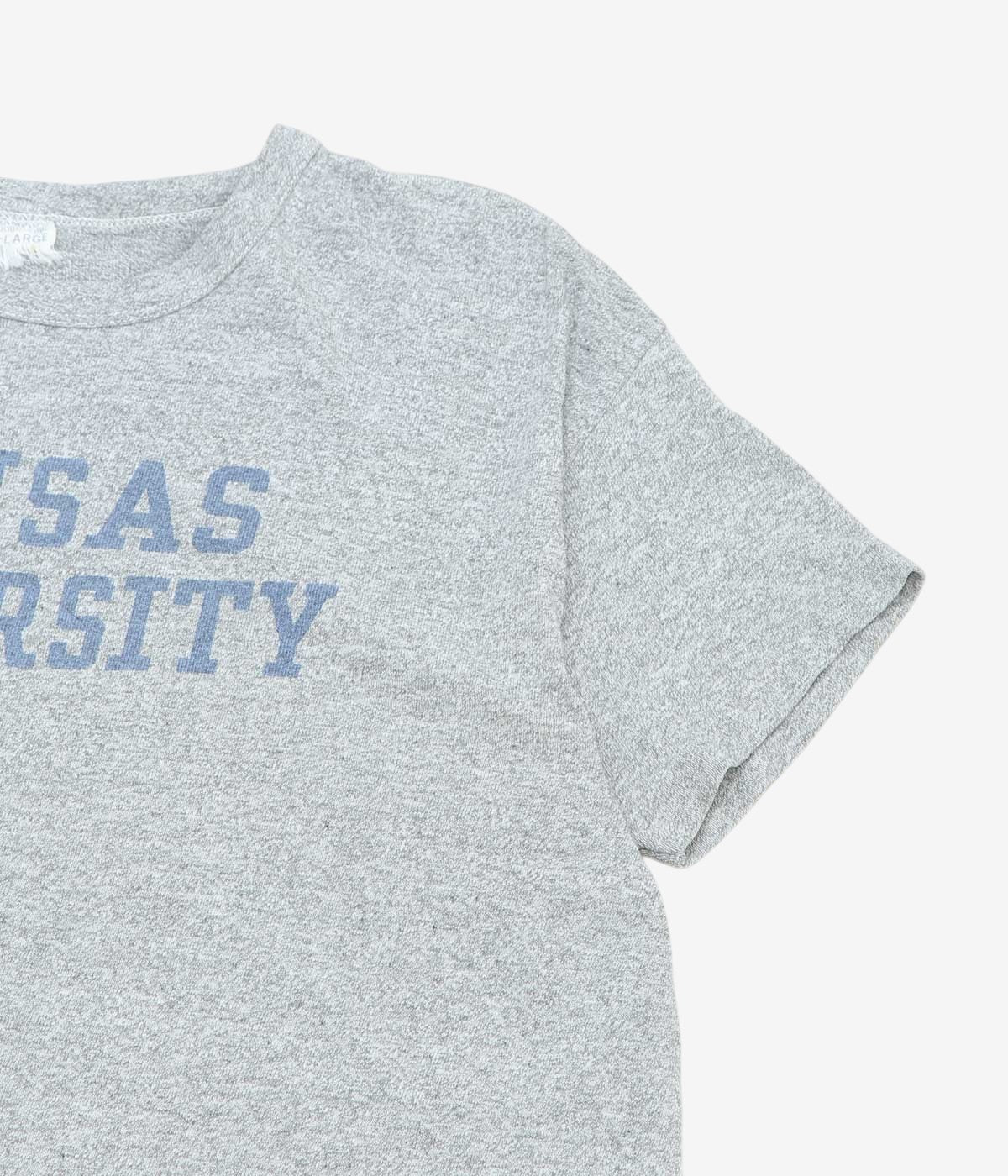 VINTAGE CLOTHING ''1960's CHAMPION KANSAS UNIVERSITY T SHIRTS'' (MD.GRAY)