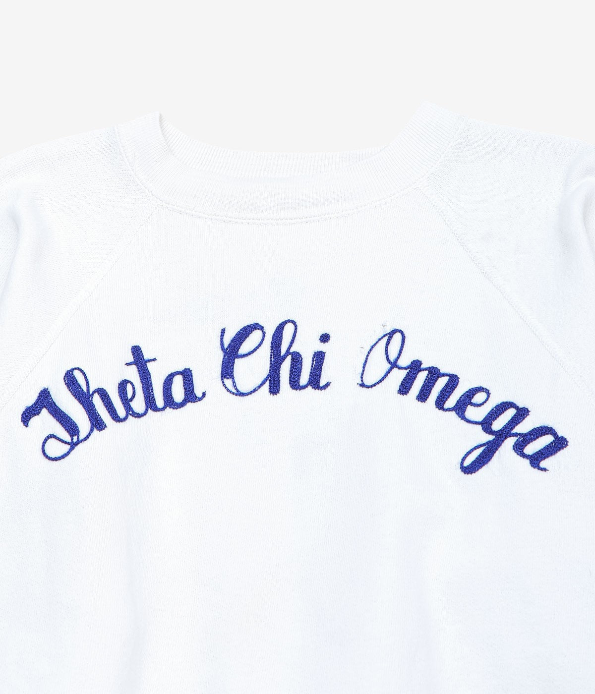 VINTAGE CLOTHING ''1960’S EMBROIDERY SWEAT'' (WHITE)