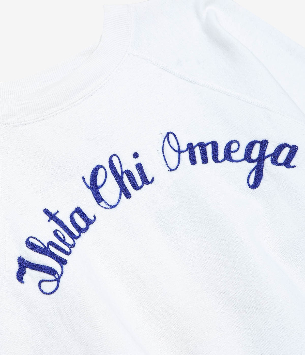 VINTAGE CLOTHING ''1960’S EMBROIDERY SWEAT'' (WHITE)