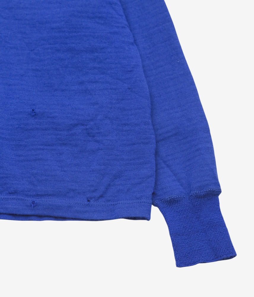 VINTAGE CLOTHING ''1960s WOOL KNIT CARDIGAN'' (BLUE)