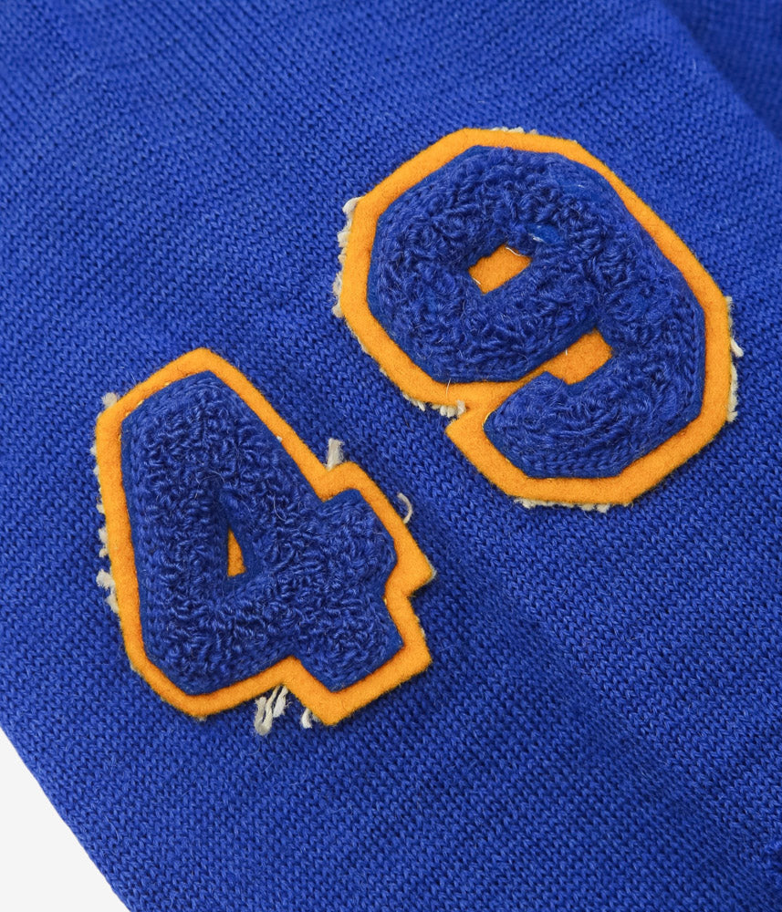 VINTAGE CLOTHING ''1960s WOOL KNIT CARDIGAN'' (BLUE)