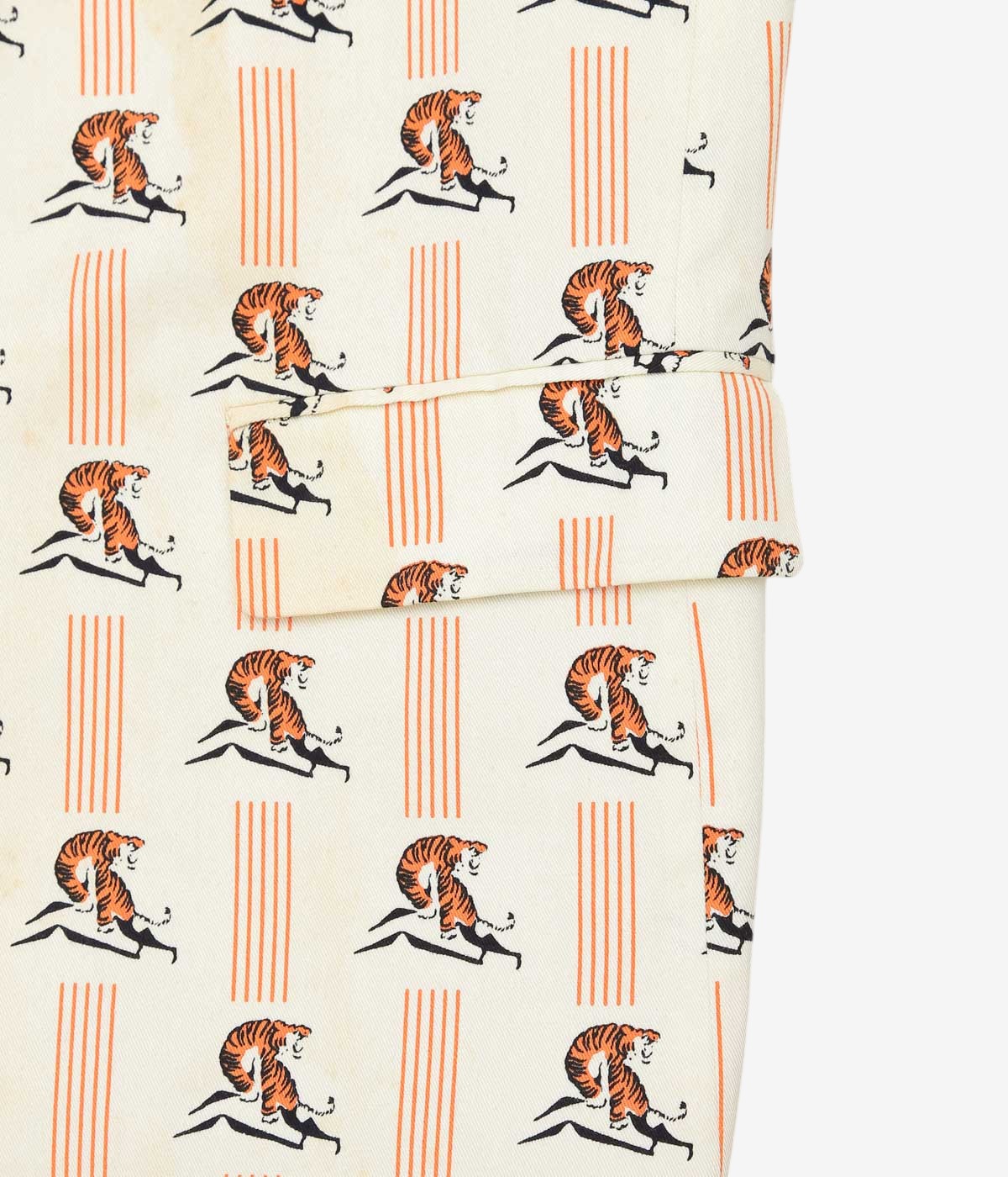 VINTAGE CLOTHING ''1970’S PRINCETON TIGER PRINT TAILORED JACKET'' (ORANGE)