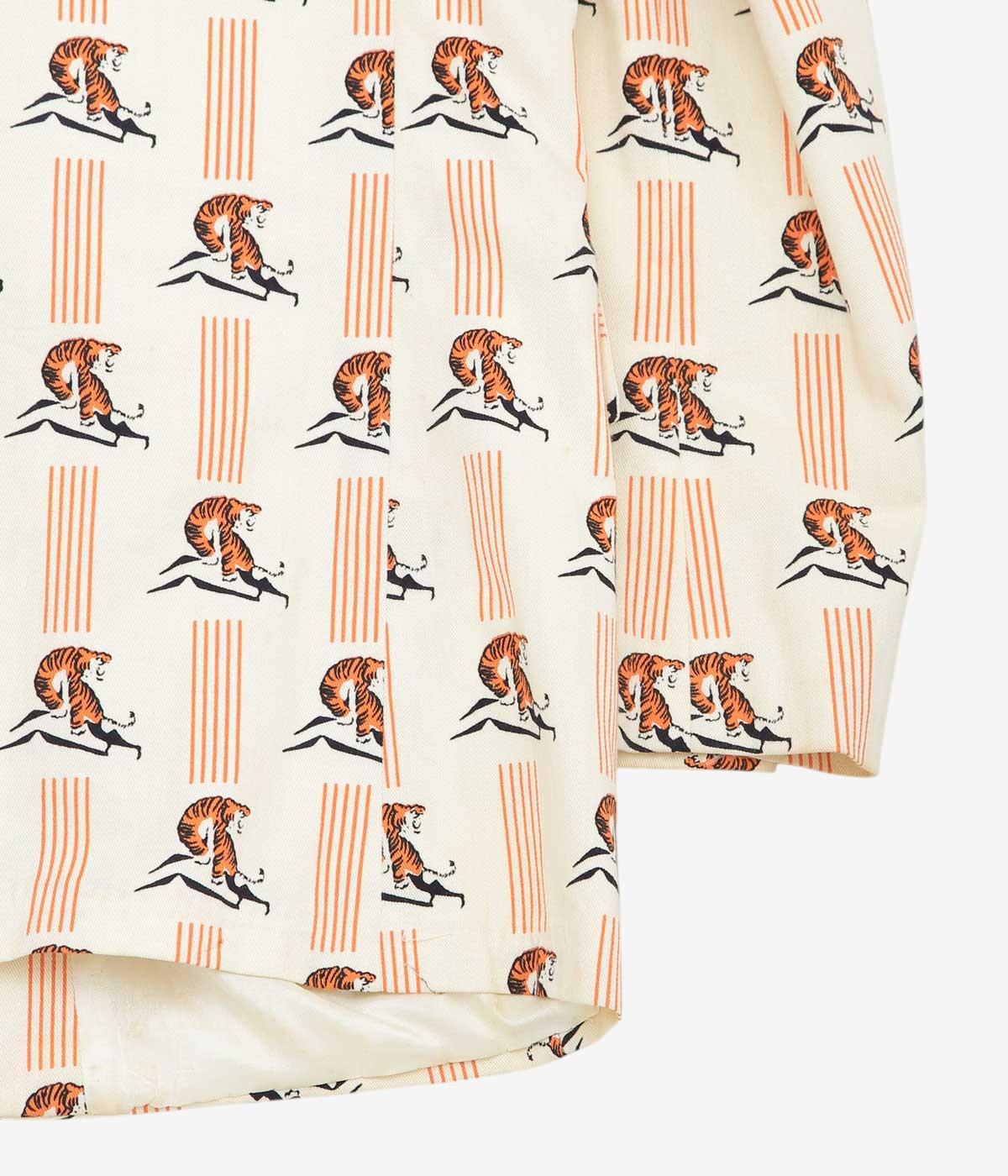 VINTAGE CLOTHING ''1970’S PRINCETON TIGER PRINT TAILORED JACKET'' (ORANGE)