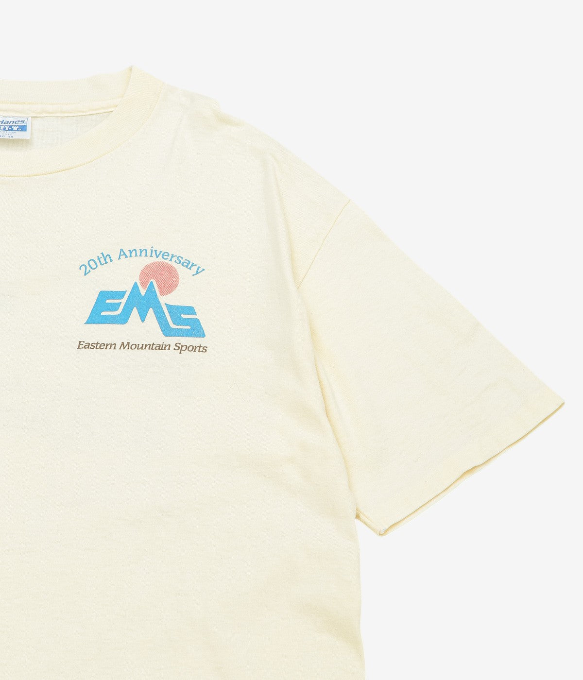 VINTAGE CLOTHING ''1987y EMS PRINT TEE'' (NATURAL)