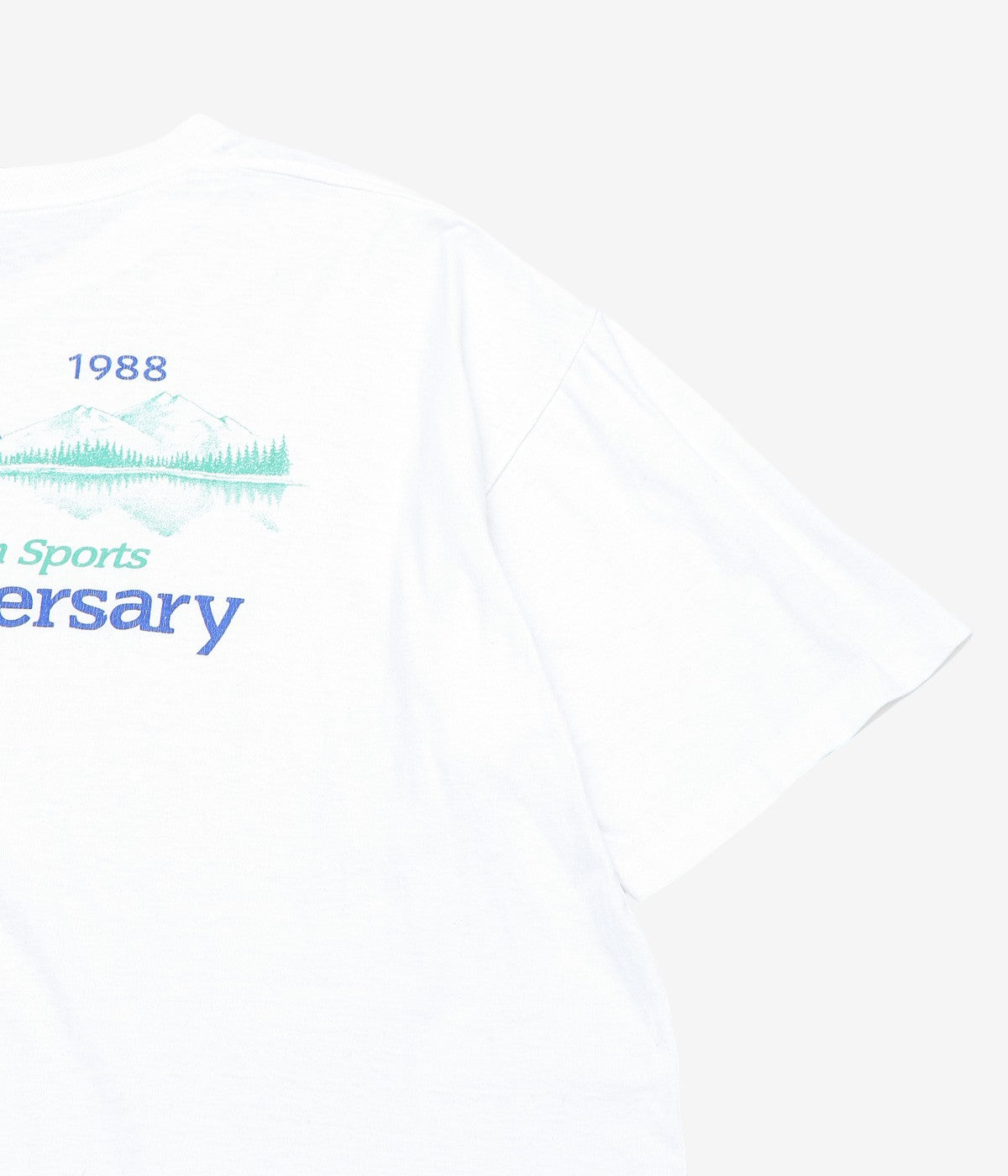 VINTAGE CLOTHING ''1988y EMS PRINT TEE'' (WHITE)