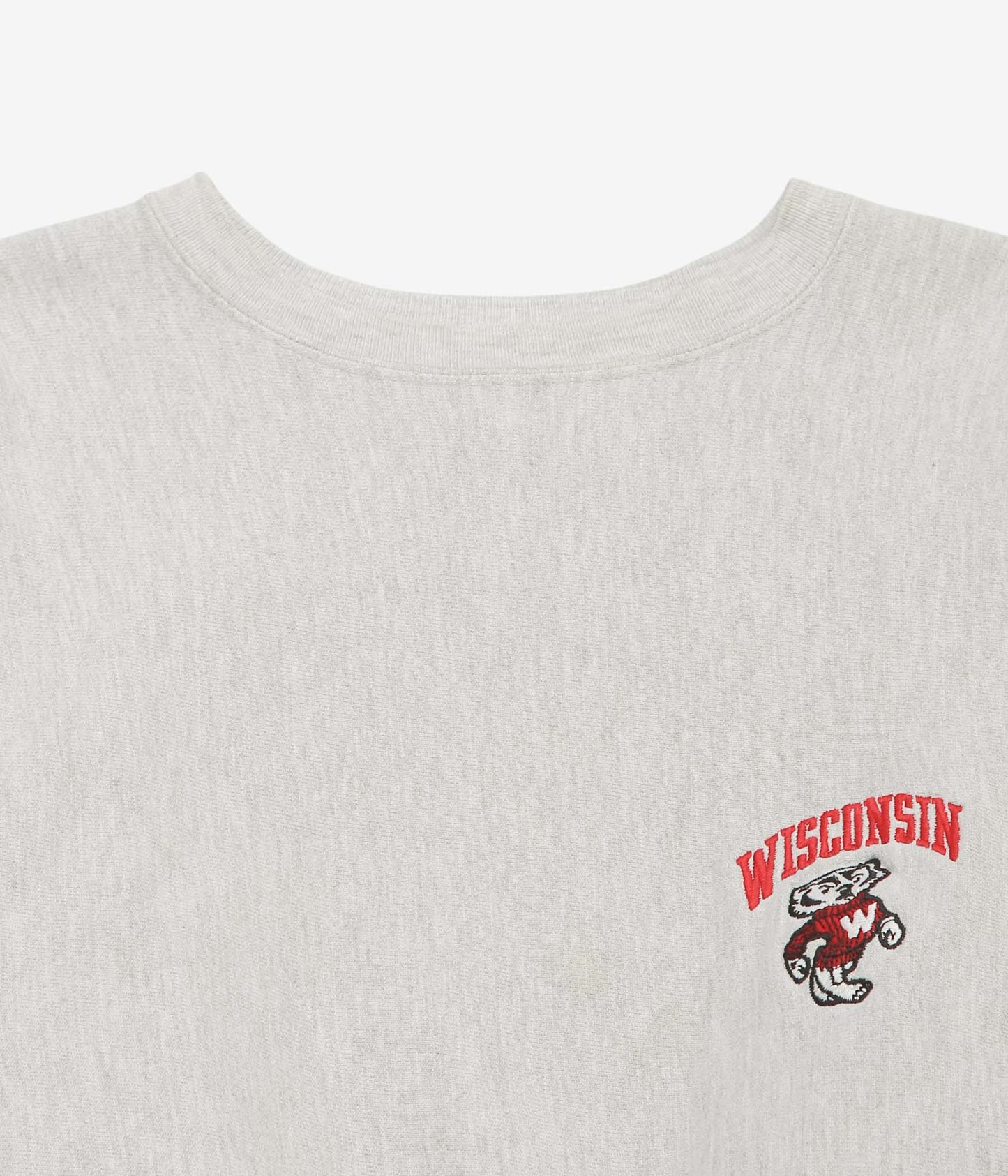 VINTAGE CLOTHING ''1990s CHAMPION REVERSEWEAVE BUCKY LOGO'' (LT.GRAY)