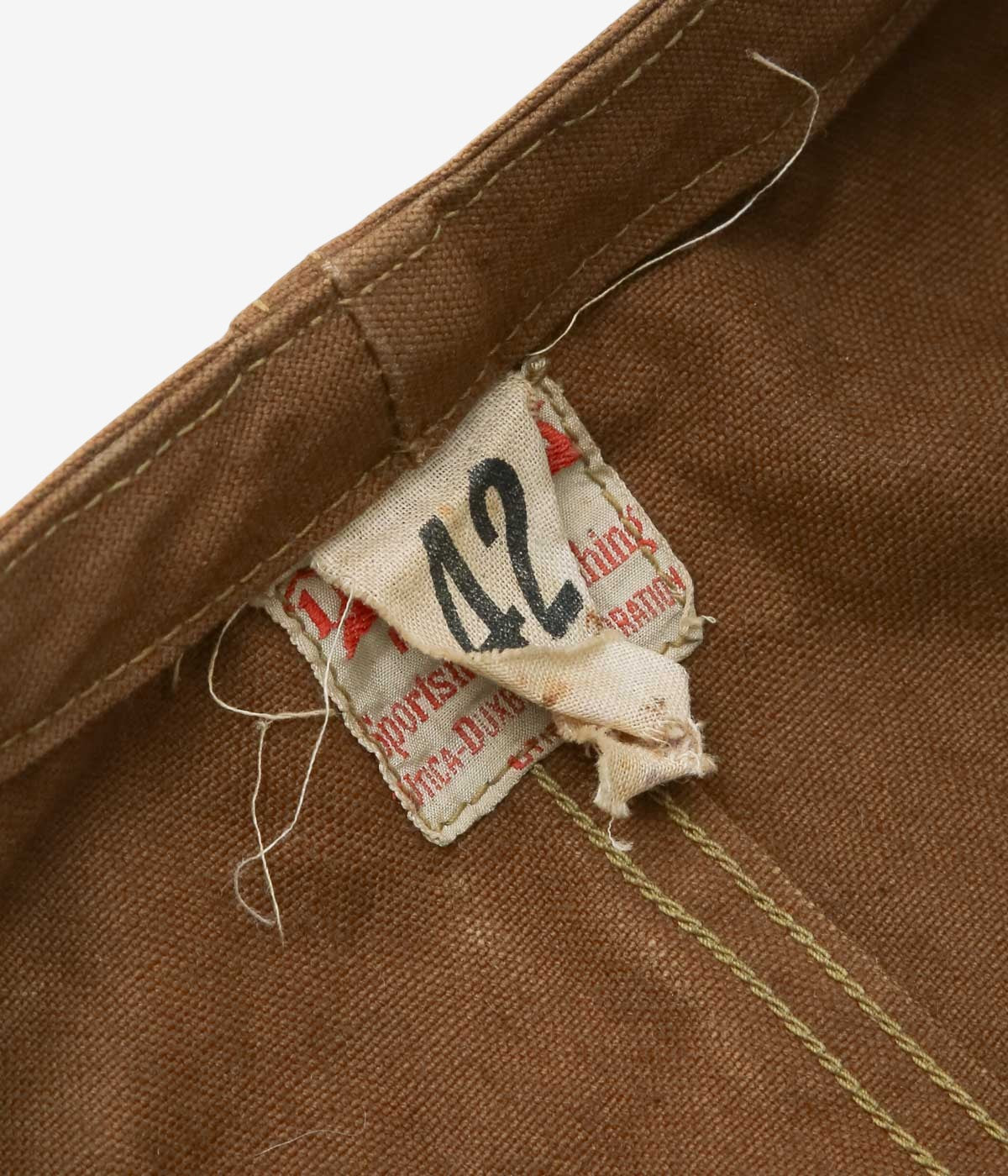 VINTAGE CLOTHING ''30's DUXBAK HUNTING VEST'' (BROWN)