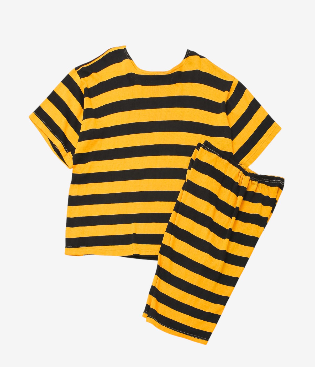 VINTAGE CLOTHING ''40-50's PACIFIC COSTUMERS SWIMSUIT'' (YELLOW × BLACK)