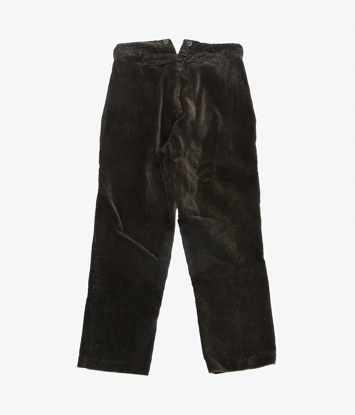 VINTAGE CLOTHING ''40-50s FRENCH CORDUROY TROUSERS'' (DARK BROWN