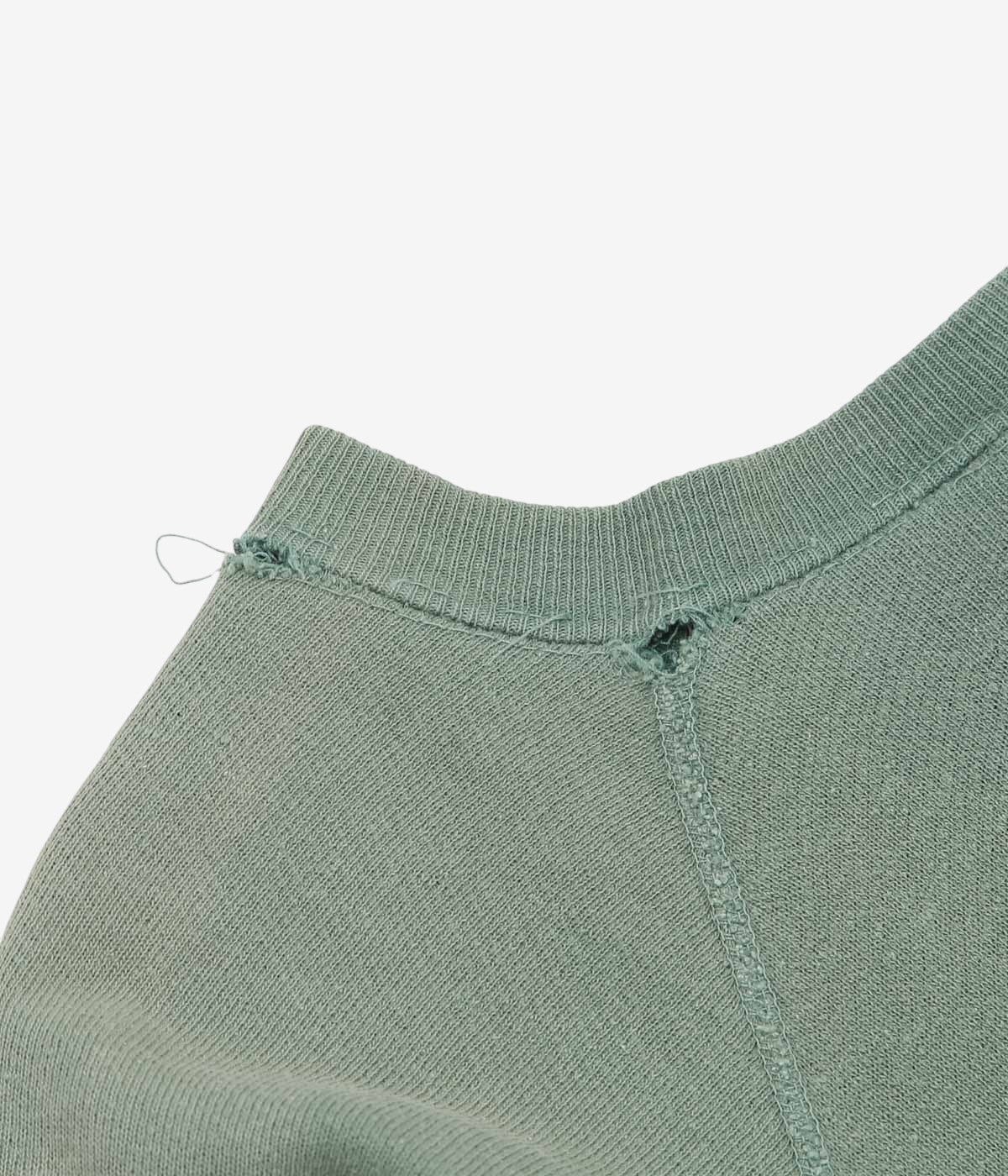 VINTAGE CLOTHING ''50'S BISONS HALF SLEEVE SWEAT SHIRT'' (F.GREEN)