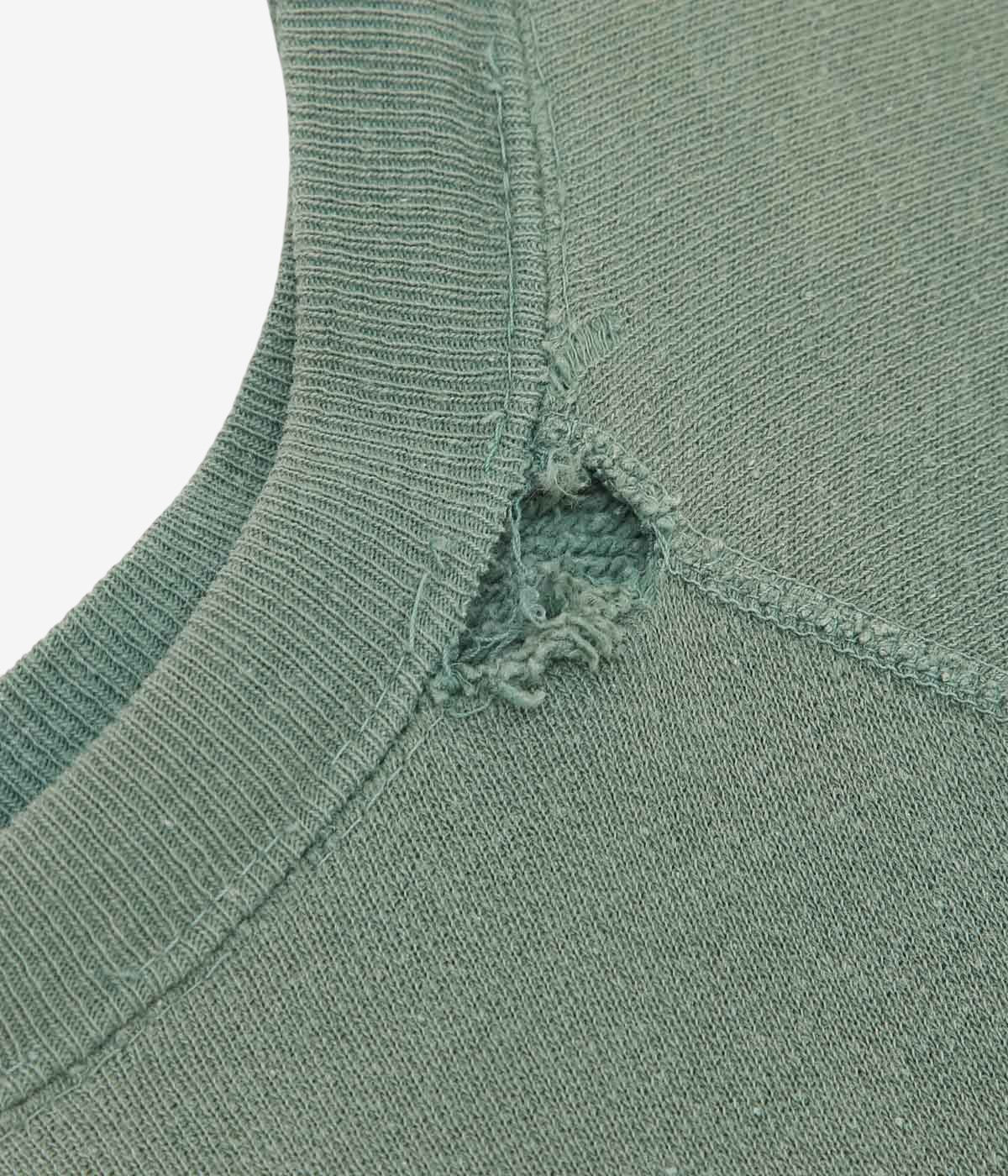 VINTAGE CLOTHING ''50'S BISONS HALF SLEEVE SWEAT SHIRT'' (F.GREEN)