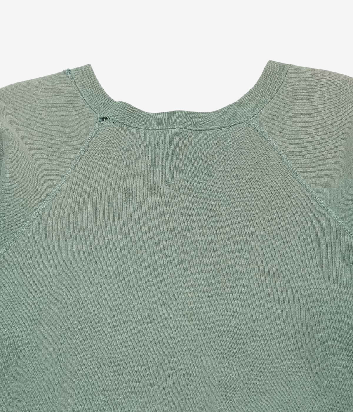 VINTAGE CLOTHING ''50'S BISONS HALF SLEEVE SWEAT SHIRT'' (F.GREEN)