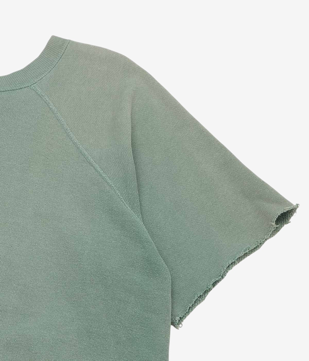 VINTAGE CLOTHING ''50'S BISONS HALF SLEEVE SWEAT SHIRT'' (F.GREEN)