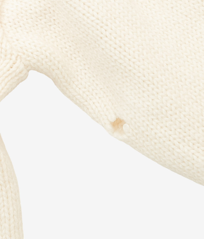 VINTAGE CLOTHING ''50s STADIUM WOOL LETTERED KNIT'' (WHITE)