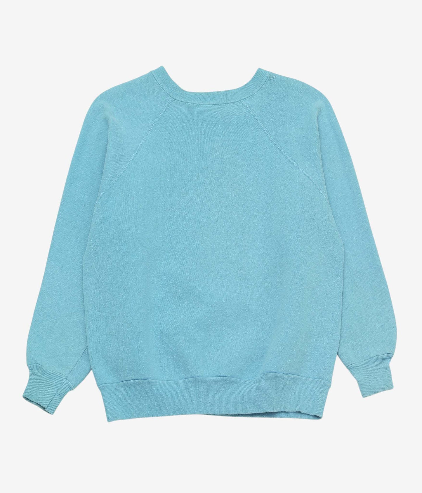 VINTAGE CLOTHING ''60-70's FADED SWEAT SHIRT'' (TURQUOISE)