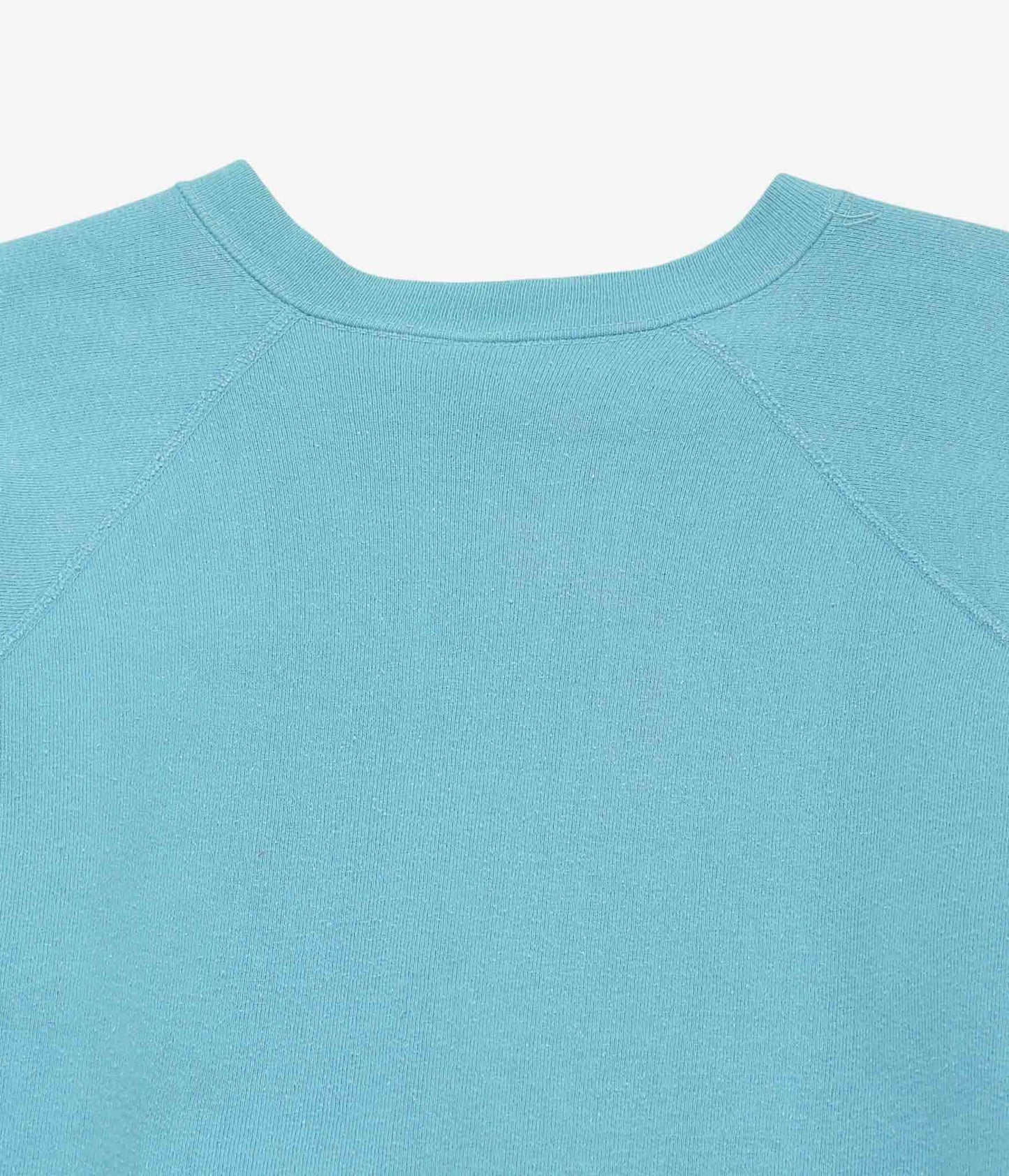VINTAGE CLOTHING ''60-70's FADED SWEAT SHIRT'' (TURQUOISE)