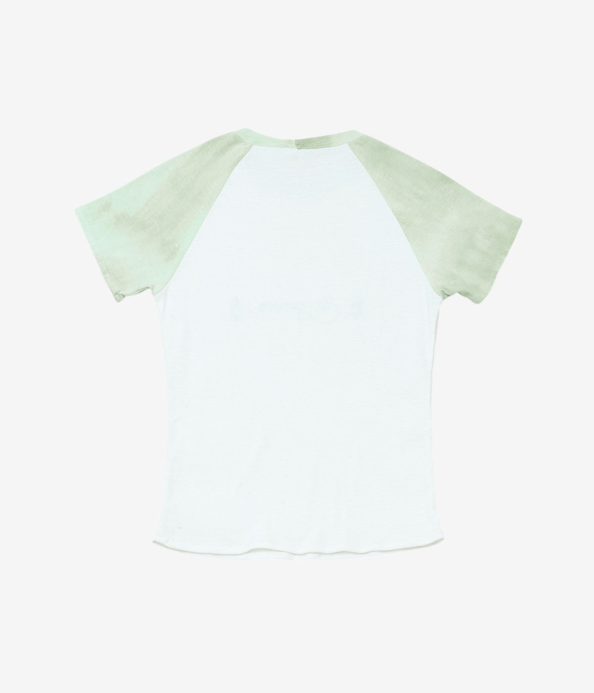 VINTAGE CLOTHING ''60-70's HOME MADE "Evergreen" RAGLAN TEE'' (GREEN)