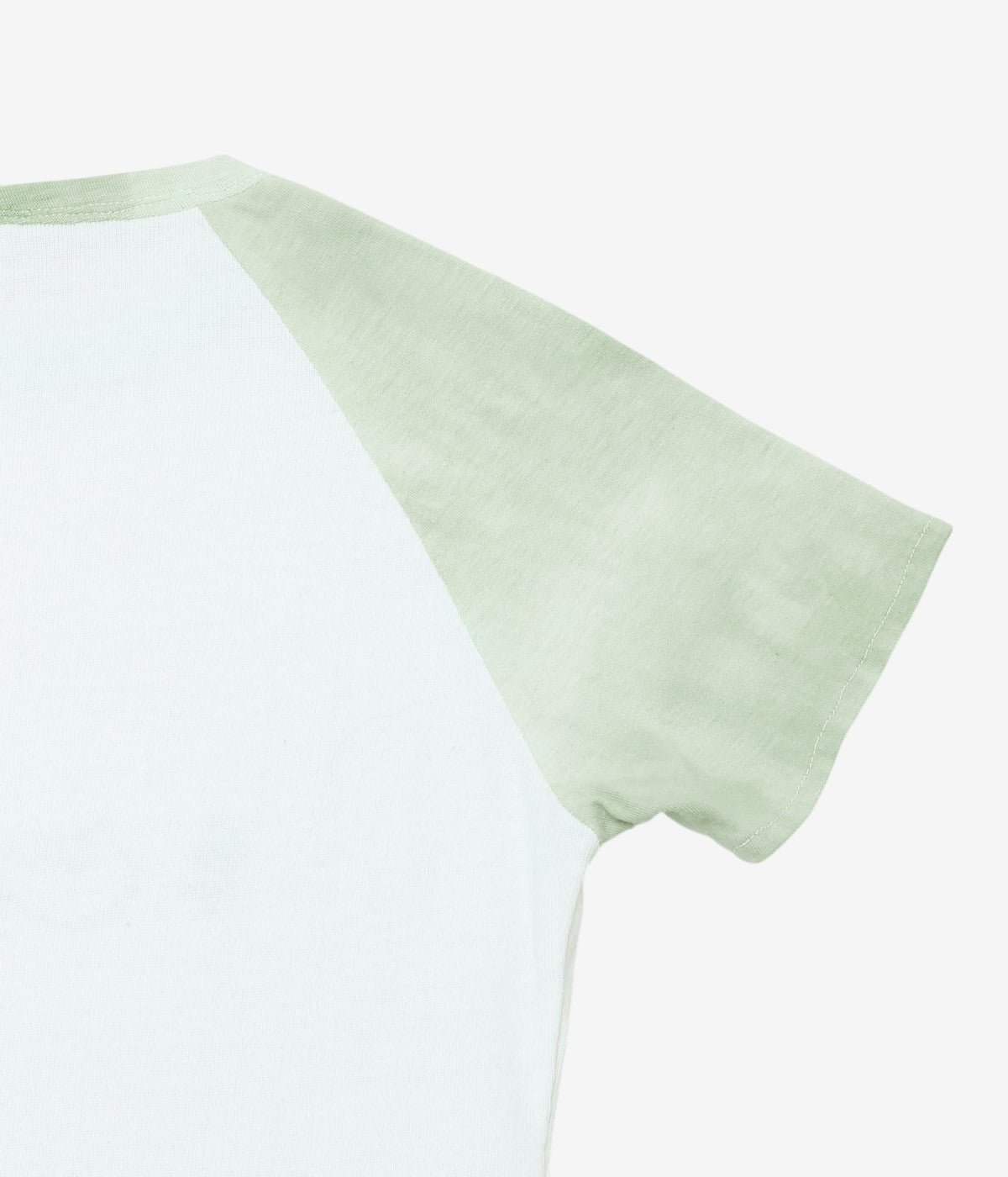 VINTAGE CLOTHING ''60-70's HOME MADE "Evergreen" RAGLAN TEE'' (GREEN)