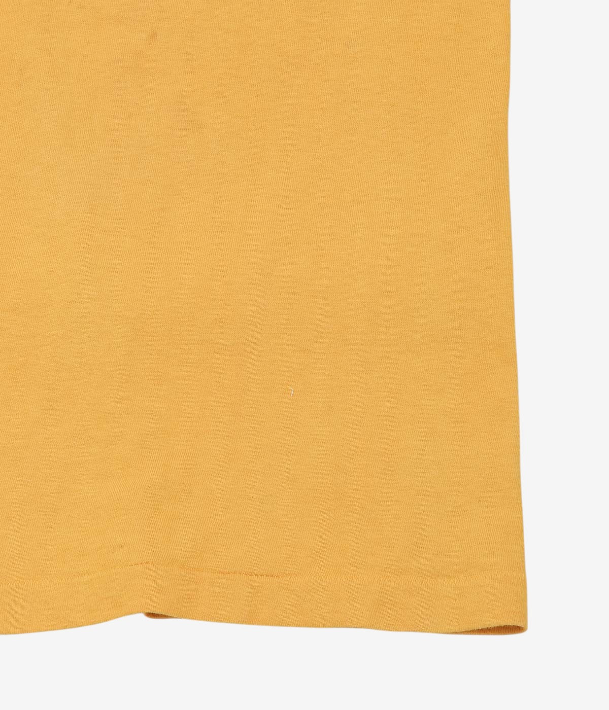 VINTAGE CLOTHING ''60's WYOMING UNIVERSITY TEE'' (MUSTARD)