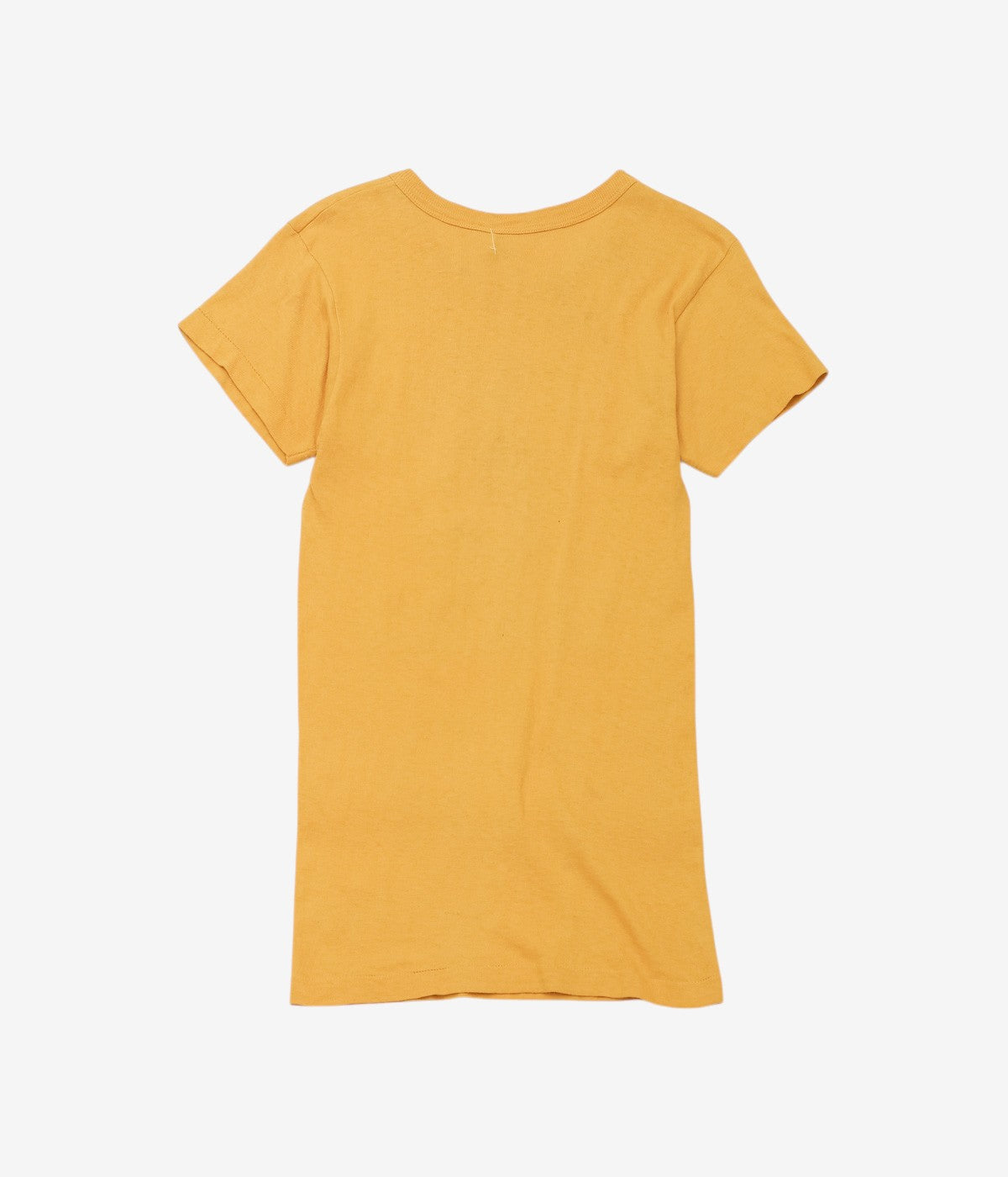VINTAGE CLOTHING ''60's WYOMING UNIVERSITY TEE'' (MUSTARD)