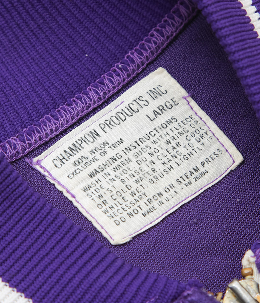VINTAGE CLOTHING ''60s CHAMPION NYLON PILE ZIP JKT'' (PURPLE)