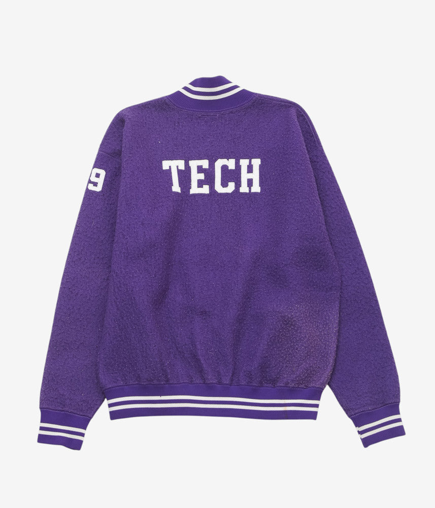 VINTAGE CLOTHING ''60s CHAMPION NYLON PILE ZIP JKT'' (PURPLE)