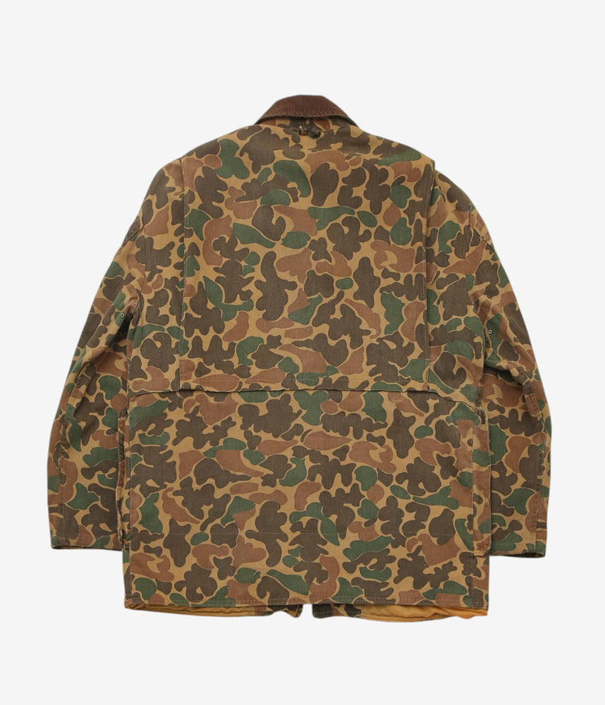 VINTAGE CLOTHING ''60s HUNTING JKT DUCK CAMO RED LINING'' (CAMO)