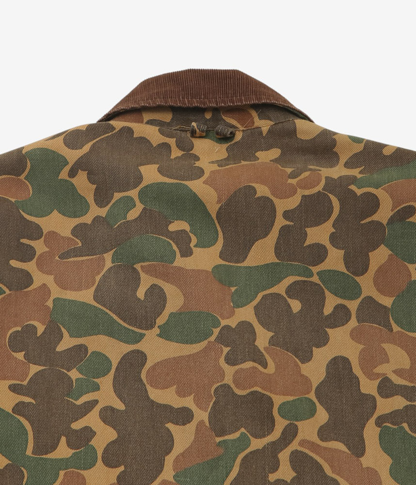 VINTAGE CLOTHING ''60s HUNTING JKT DUCK CAMO RED LINING'' (CAMO)