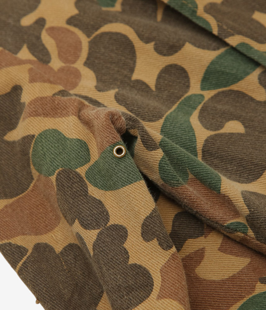 VINTAGE CLOTHING ''60s HUNTING JKT DUCK CAMO RED LINING'' (CAMO)