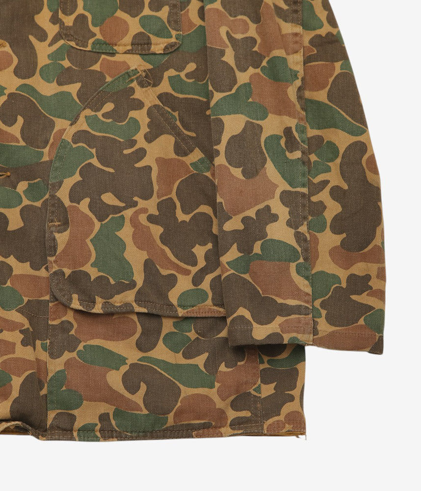 VINTAGE CLOTHING ''60s HUNTING JKT DUCK CAMO RED LINING'' (CAMO)