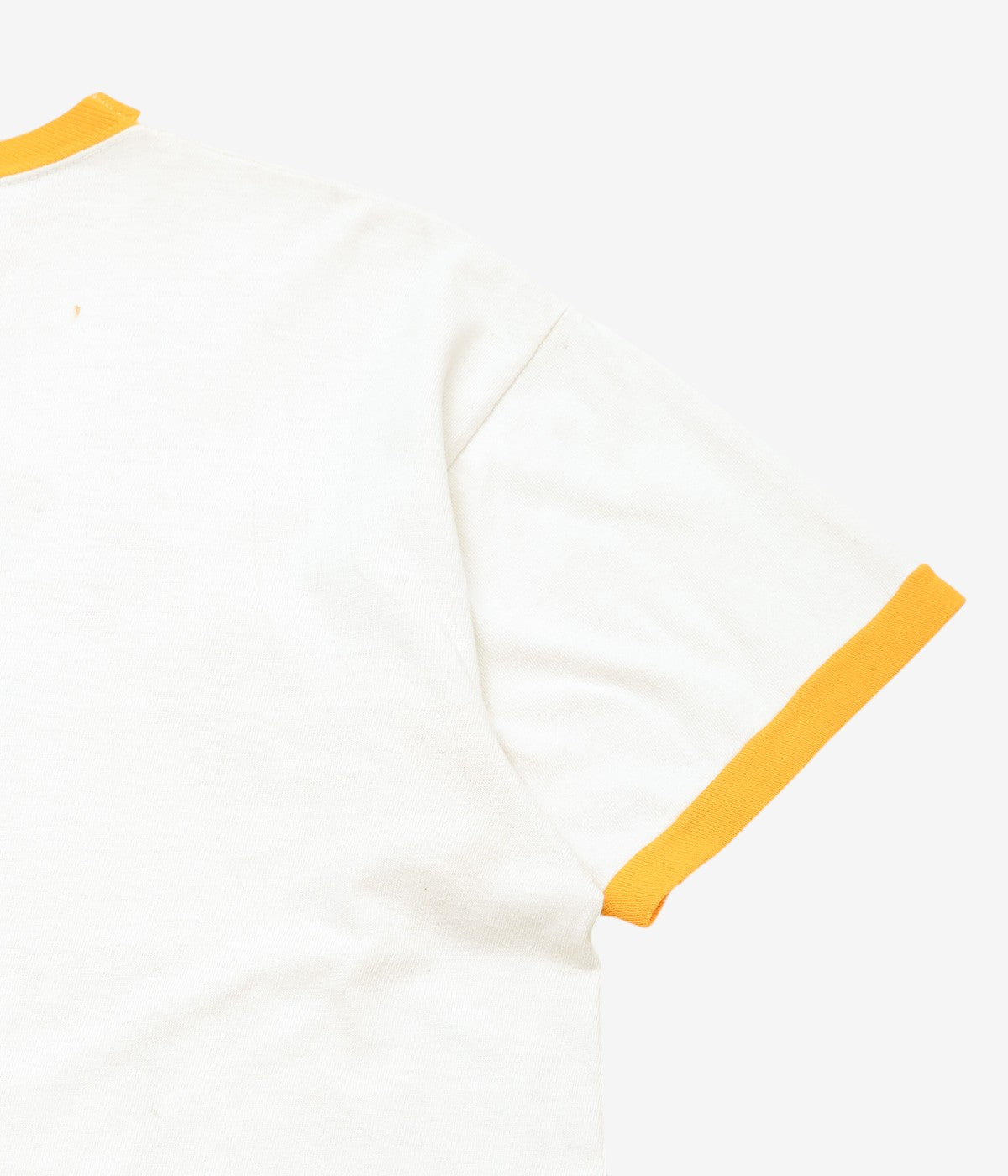 VINTAGE CLOTHING ''70's-80's "ORESTIMBA FOOTBALL" RINGER TSHIRTS'' (YELLOW*WHITE)