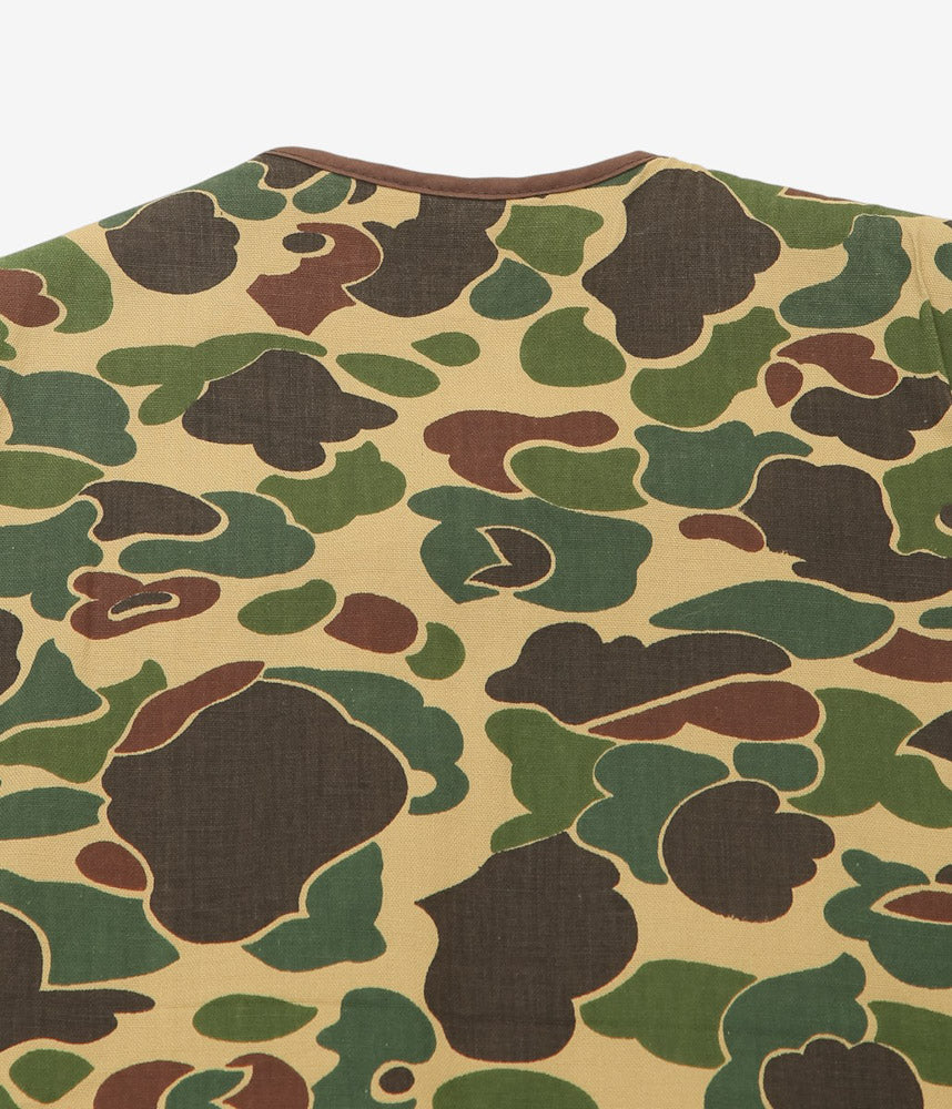 VINTAGE CLOTHING ''70's DUCK HUNTER CAMO VEST'' (CAMO)