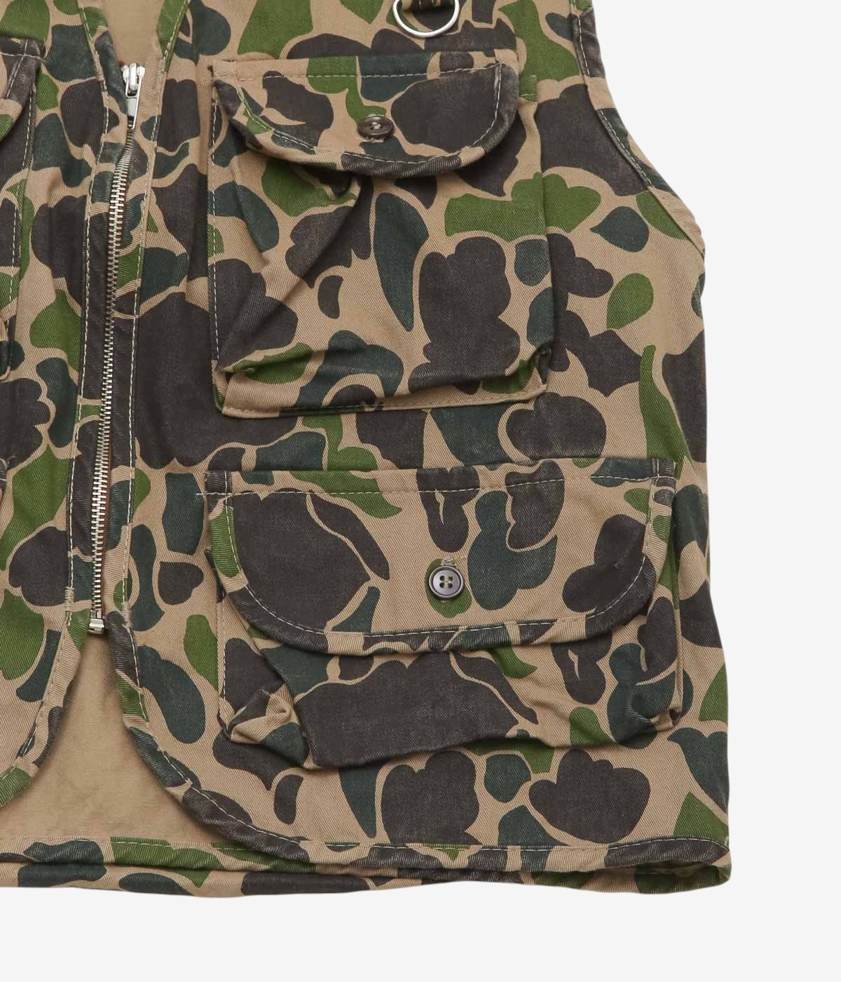 VINTAGE CLOTHING "70's IDEAL HUNTING VEST" (CAMO)