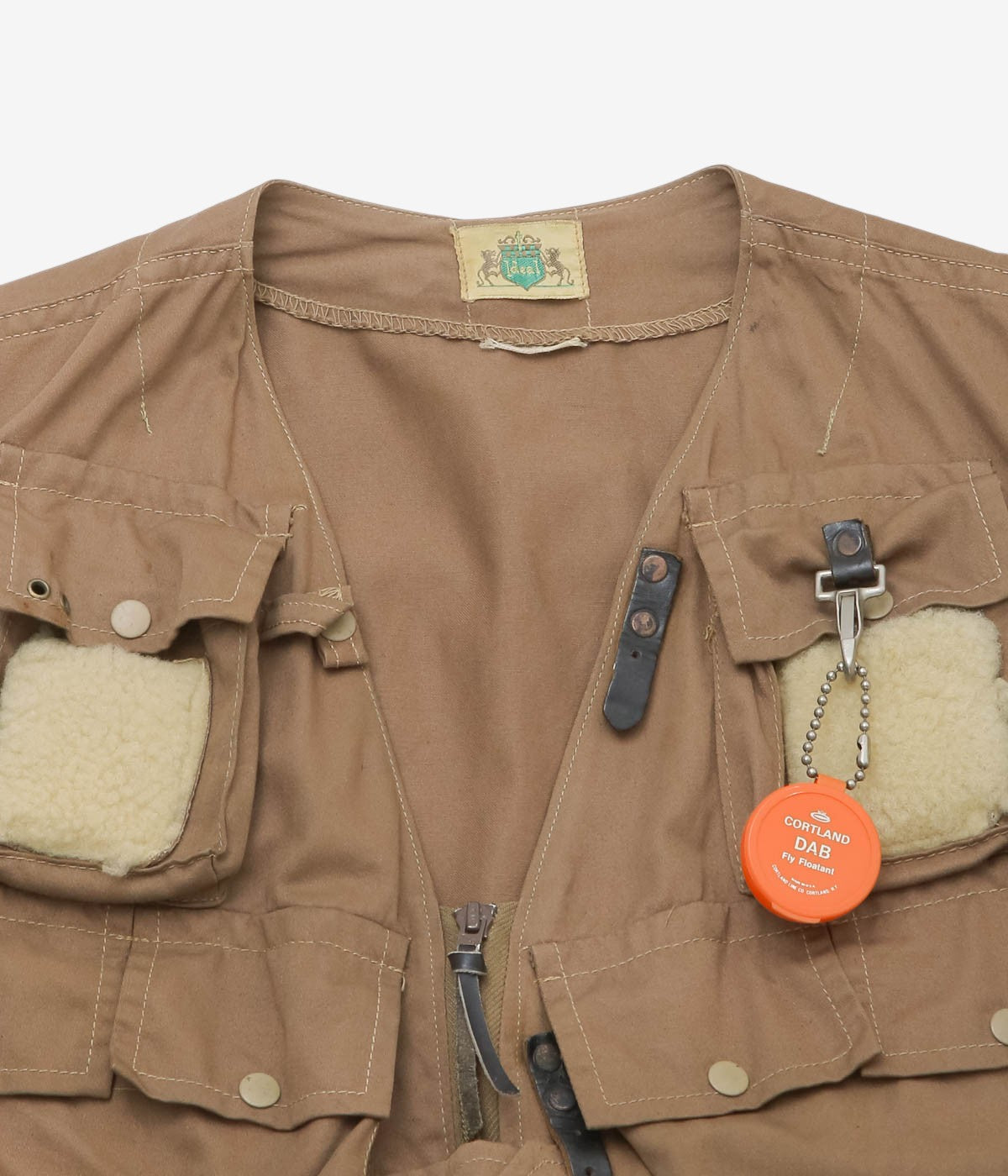 VINTAGE CLOTHING '70년대 IDEAL 헌팅 베스트' (BROWN)
